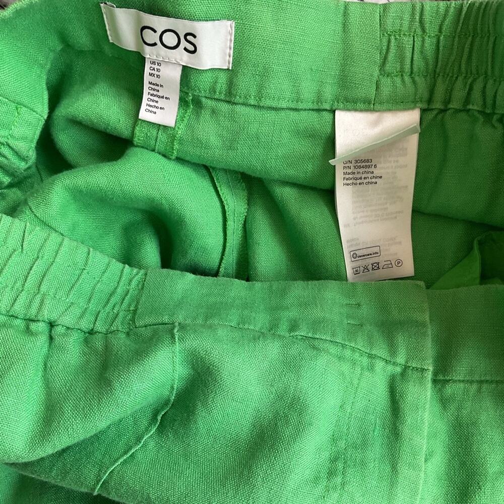 COS 100% linen wide leg trousers - Picture 8 of 9